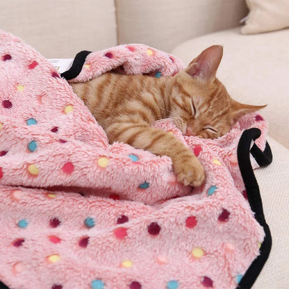 Soft Fluffy Cozy Warm Blanket for Cats  Dogs
