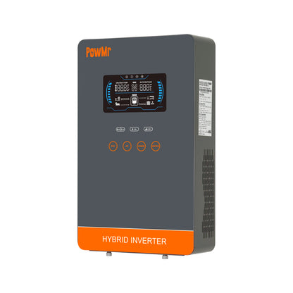 US Stock 4KW 120V Off Grid Solar Inversor DC 24V With 140A MPPT Solar Charger Pure Sine Wave Off-Grid Home Inverter 6.25 Inch LCD Display