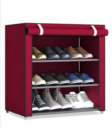 Shoes Organizer Rack Multilayer Dustproof Shoe Cabinet