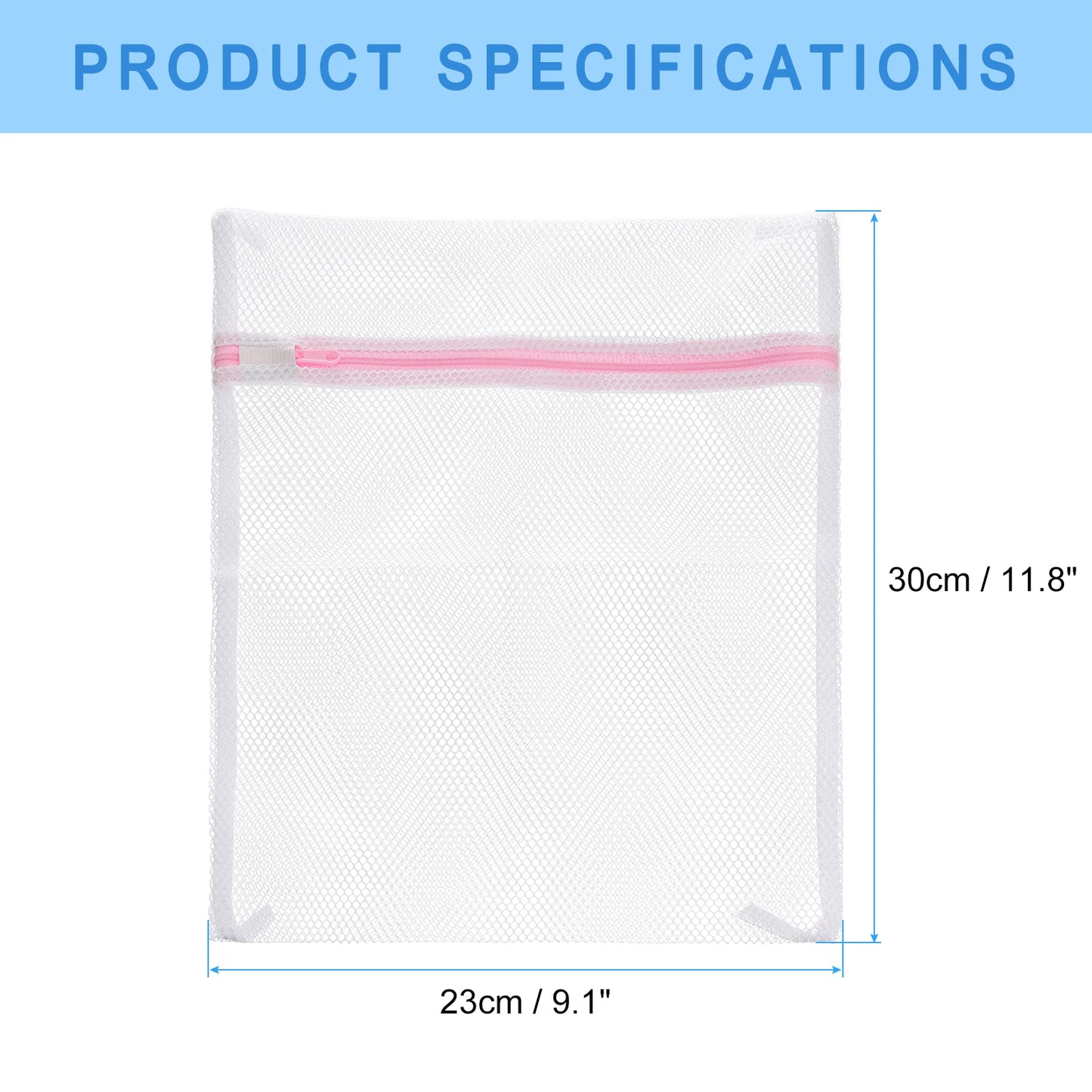 2/3/5pcs Mesh Wash Bag Mesh Laundry Bags