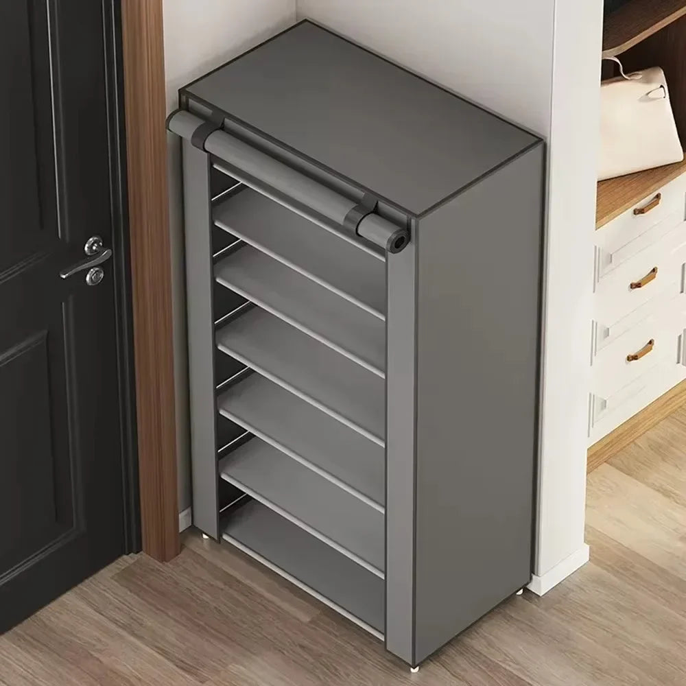 Shoes Organizer Rack Multilayer Dustproof Shoe Cabinet
