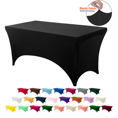 Spandex Tablecloth Washable and Wrinkle Resistant Stretch
