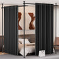 Divider for Room Separation  W, Curtain Rods No Drilling