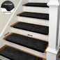 Bullnose Non-Slip Stair Treads -Ultra Plush- Washable Self-Adhesive