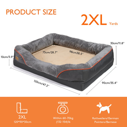 Large Dog Bed Removable Washable Waterproof Cover