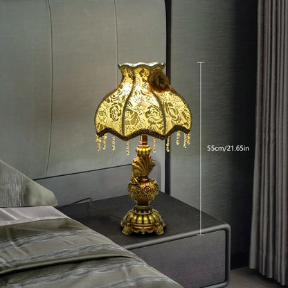 European Gold Table Lamp