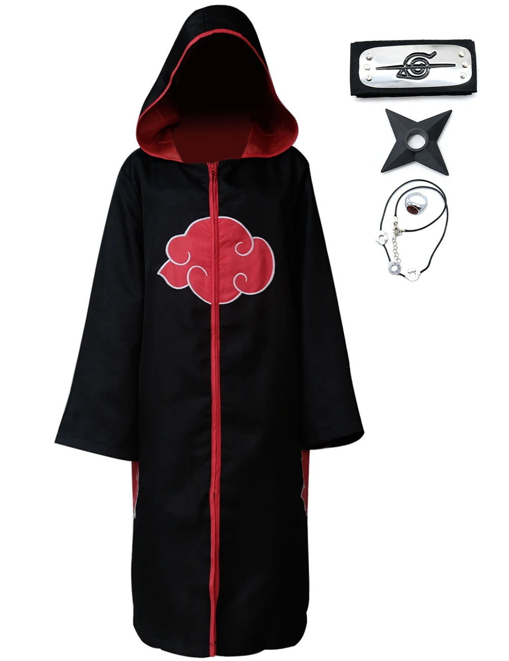 Akatsuki Uchiha Itachi Cloak for Kids or Adults