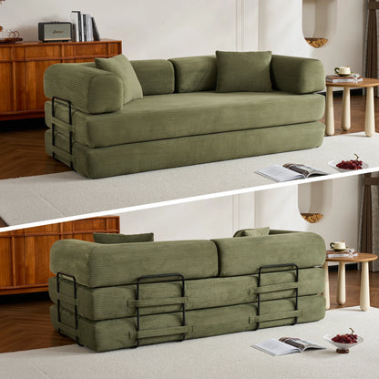 79" Folding Convertible Sofa Bed,