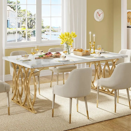 Modern Dining Table 63"