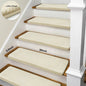 Bullnose Non-Slip Stair Treads -Ultra Plush- Washable Self-Adhesive