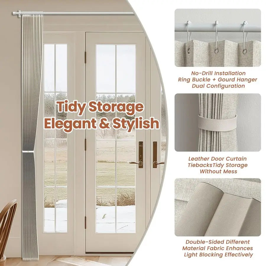 100 Blackout Accordion Door Curtain 98x84