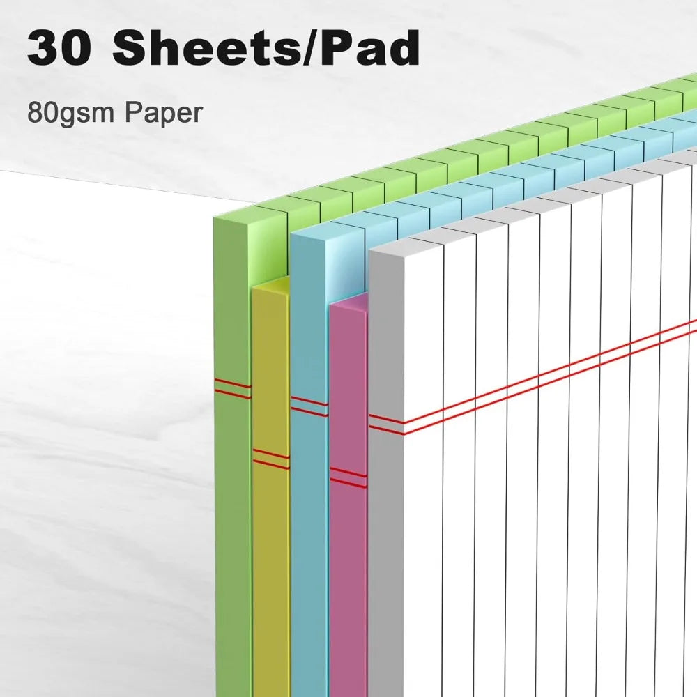 College Ruled Small Note Pads 5x8
