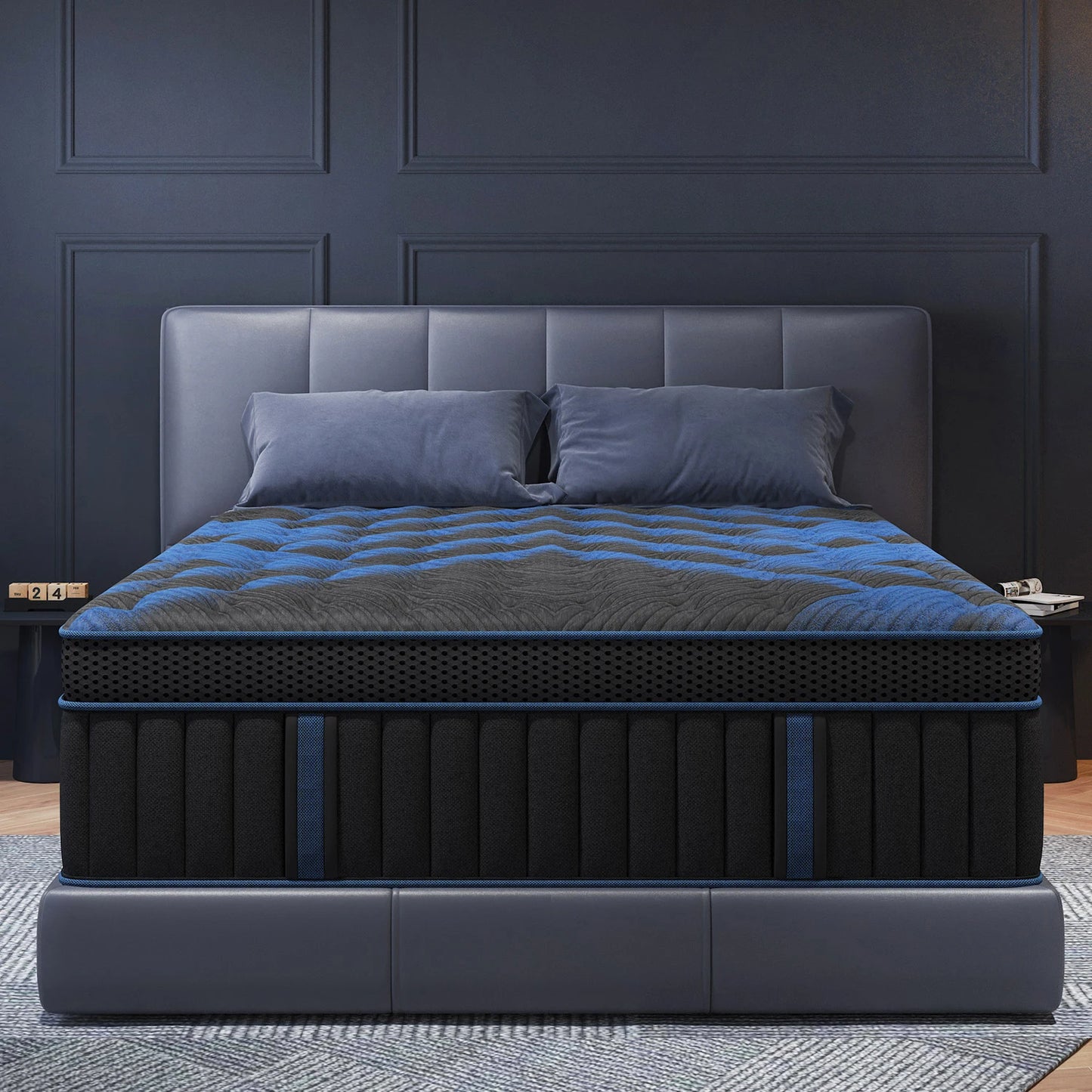 12"Gel Memory Foam Hybrid Pocket Spring Mattress Twin Full Queen King
