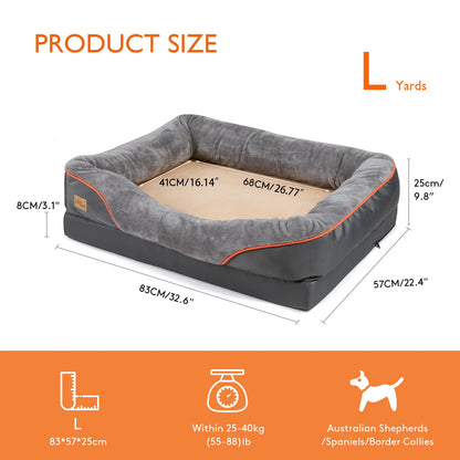 Large Dog Bed Removable Washable Waterproof Cover