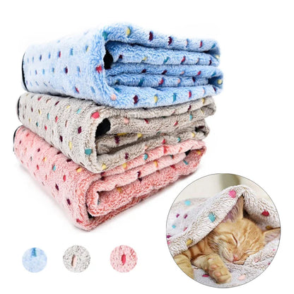 Soft Fluffy Cozy Warm Blanket for Cats  Dogs
