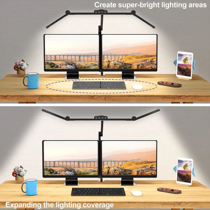 Three-head Desk Lamp With Memory Function