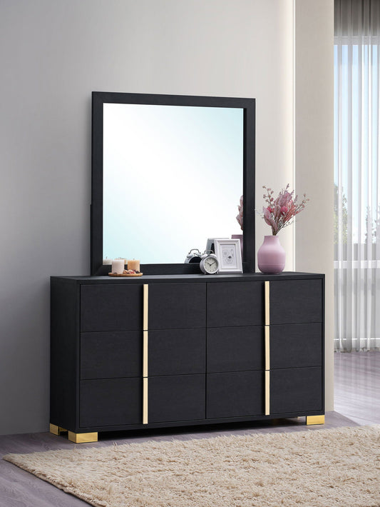 Marceline 6-drawer Dresser with Mirror