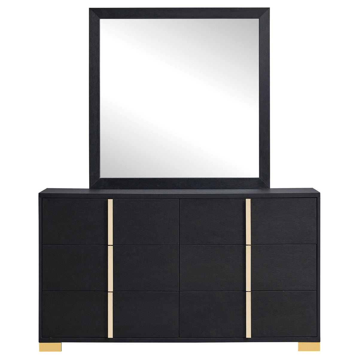 Marceline 6-drawer Dresser with Mirror