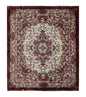 8' X 10' Vintage Handmade Chinese Art Deco Peking Nichols Wool Rug Flowers Nice