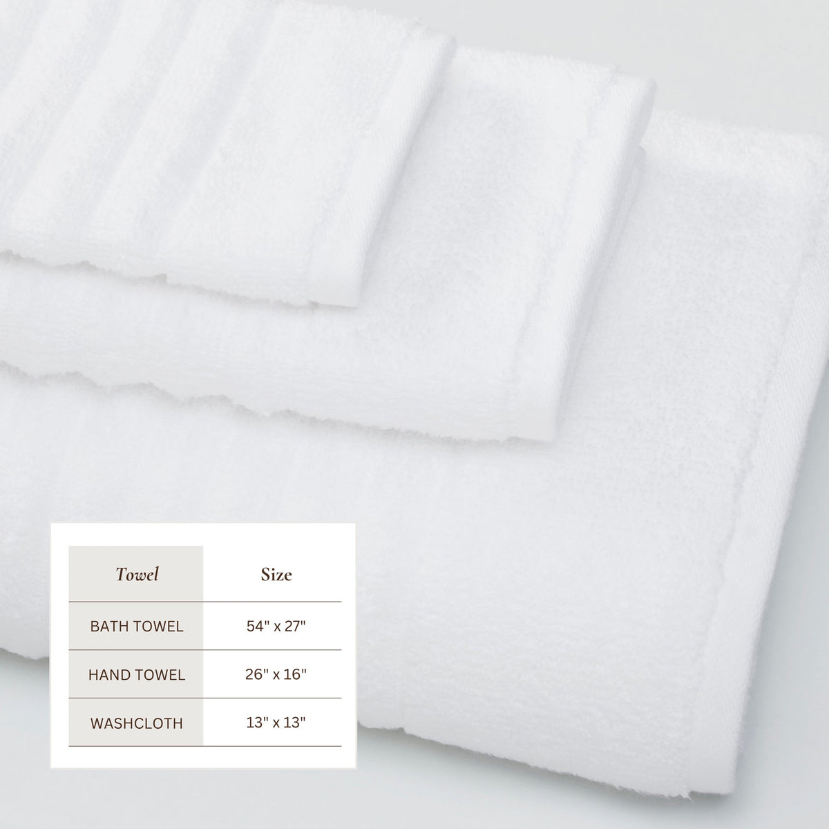 Luxury Combed Cotton Bath Towel Set - Karina Collection