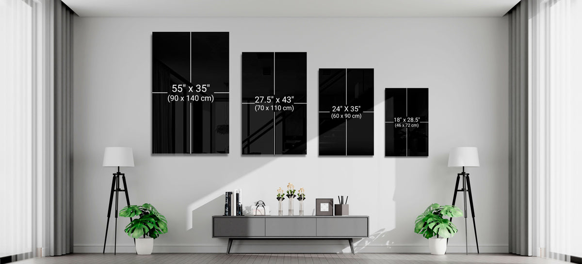 Ghost TownGlass Wall Art