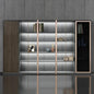 Keats · Office Library Shelves w/ Lighting, Suit Closet & Storage